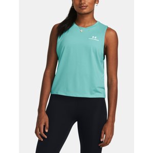 Tyrkysové dámské sportovní tílko Under Armour Vanish Energy Crop Tank