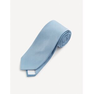 Modrá hedvábná kravata Celio Gitiesatin