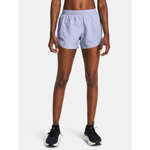 Světle fialové dámské sportovní kraťasy Under Armour UA Fly By 3'' Shorts-PPL