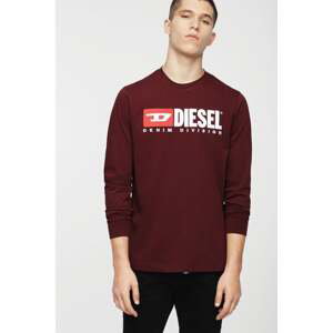 T-shirt - Diesel T JUSTLSDIVISION T-SHIRT burgundy