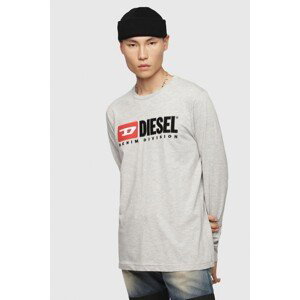 T-shirt - Diesel T JUSTLSDIVISION TSHIRT pale grey