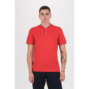 Tommy Hilfiger Polo shirt - BASEBALL COLLAR SLIM POLO red