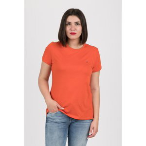 Tommy Hilfiger T-shirt - NEW CREW NECK TEE orange