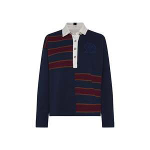 Tommy Hilfiger Polo shirt - OVERSIZED RUGBY TOP LS patterned