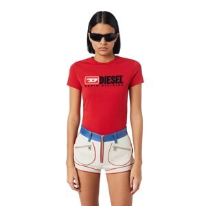 Diesel T-shirt - T-SLI-DIV T-SHIRT red