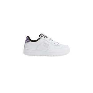 Tommy Jeans Sneakers - WMNS BASKET WILD ANIMAL CUPSOLE white