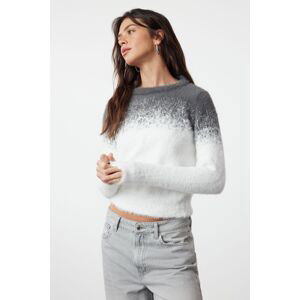 Trendyol Anthracite Hairy Knitwear Sweater