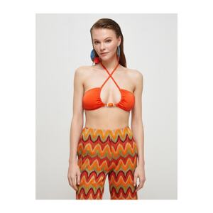 Koton X Şahika Ercümen - Beaded Detail Bikini Top