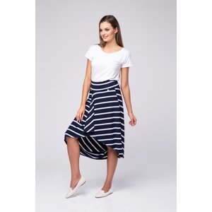 Look Made With Love Woman's Skirt 17 Saint Tropez Navy Blue/White