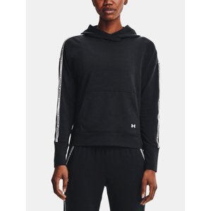 Under Armour MIkina Rival Terry Taped Hoodie-BLK - Dámské