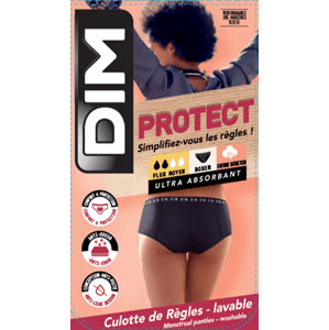 DIM MENSTRUAL BOXER - Menstrual panties - black