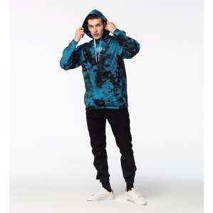 Mr. GUGU & Miss GO Man's Dark Tie Dye Hoodie OVS-M 2429