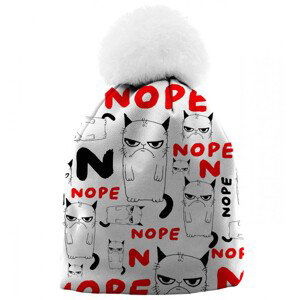 Mr. GUGU & Miss GO Woman's Grumpy Nope Beanie WB21WH 711