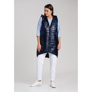 Look Made With Love Woman's Vest Jungle 814 Navy Blue