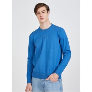 Modrá pánská mikina  Essential Calvin Klein Jeans - Pánské