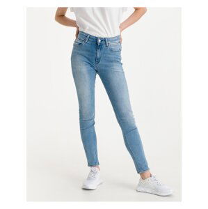 Modré dámské skinny fit džíny Replay Luzien Jeans - Dámské