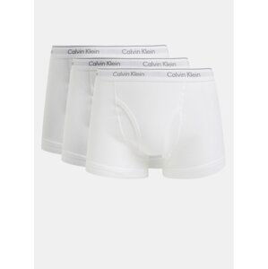 Sada tří bílých boxerek Calvin Klein Underwear - Pánské