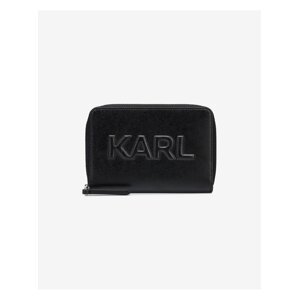 Černá dámská kožená peněženka KARL LAGERFELD - Dámské