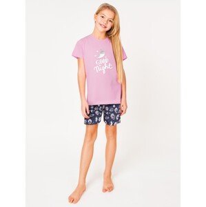 Yoclub Kids's Girls' Short Cotton Pyjamas PIA-0022G-A110