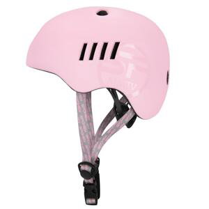 Spokey PUMPTRACK Juniorská cyklistická BMX přilba IN-MOLD, 54-58 cm, růžová