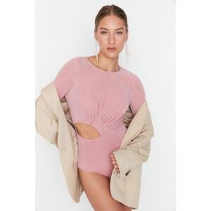 Trendyol Pink Knitted Bodysuit