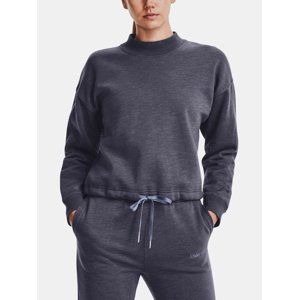 Under Armour Mikina Essential Script Crew-GRY - Dámské