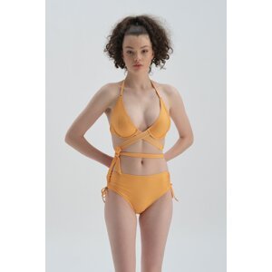 Dagi Yellow Maximum Recovery Bikini Top