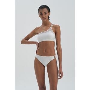Dagi White One-Shoulder Bikini Top