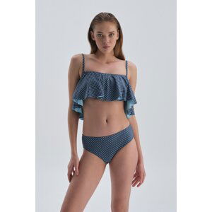 Dagi Marine Flounce Bikini Top