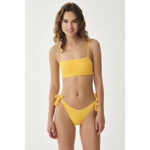 Dagi Yellow Lace Bikini Bottom