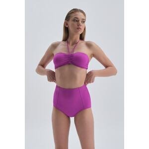 Dagi Purple Lifting High Waist Bikini Bottom