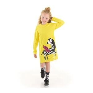 Mushi Winged Zebra Girl Yellow Dress