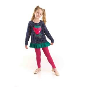 Denokids Cute Strawberry Shortcake Girls' Polka Dot T-shirt, Leggings Set.
