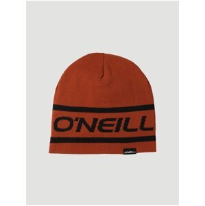 ONeill Oranžová pánská vzorovaná oboustranná zimní čepice O'Neill Reversi - Pánské