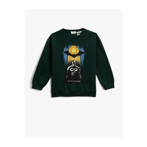 Koton Batman Sweatshirt Licensed Long Sleeve Crew Neck