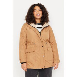Trendyol Curve Light Brown Coat