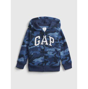 GAP Dětská mikina logo print hoodie - Kluci