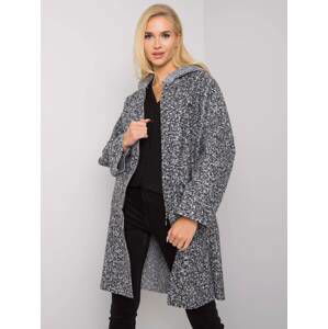 Coat grey Och Bella BI-21715. R03