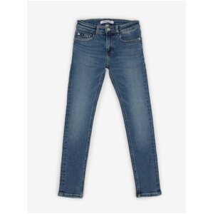 Modré klučičí skinny fit džíny Calvin Klein Jeans - Kluci