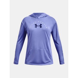 Under Armour Mikina Tech Graphic LS Hoodie-BLU - Holky