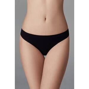 Dagi 3-Pack Black Women's Low Waist Trackless Slip Briefs