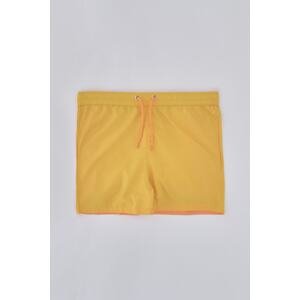 Dagi Yellow - Orange Micro Short Straight Shorts