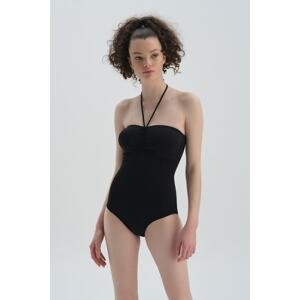 Dagi Black Corset Compression Swimsuit
