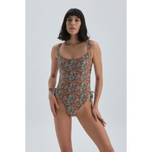 Dagi Swimsuit - Multi-color - Ethnic pattern