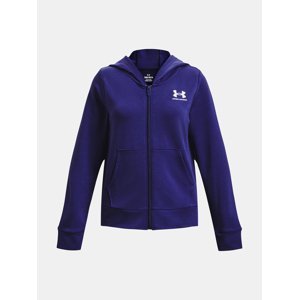 Under Armour Mikina UA Rival Terry FZ Hoodie-BLU - Holky