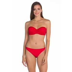 Dagi Women's Red 4 cm Rimmed Bikini Bottom