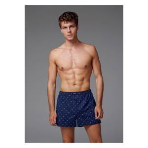 Dagi Men's Navy Blue Poplin Boxer