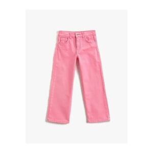 Koton Girls' Jeans Pink 3skg40051ad