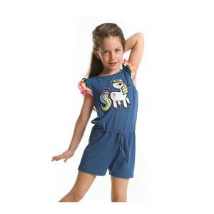 Denokids Unicorn Frilly Girls Kids Jumpsuit