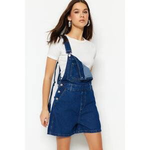 Trendyol Blue Strap Denim Overalls, Overalls